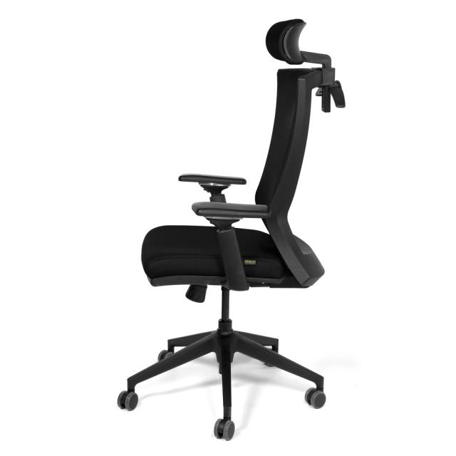 Scaun birou Bergamo, managerial, negru
