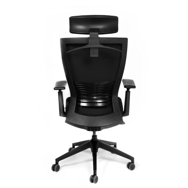 Scaun birou Bergamo, managerial, negru
