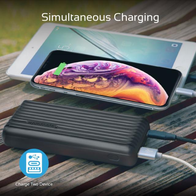 Baterie externa Promate Titan-20C 20.000 mAh, USB Type-C, Neagra