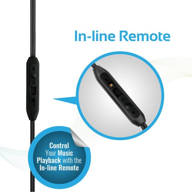 Casti cu fir Intra Uriculare PROMATE gearPod-iS2, In-Ear, Microfon, Negru