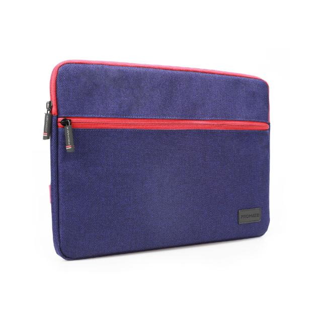 Husa Laptop Promate Portfolio-M, 13 inch, Rezistenta la apa, Albastru