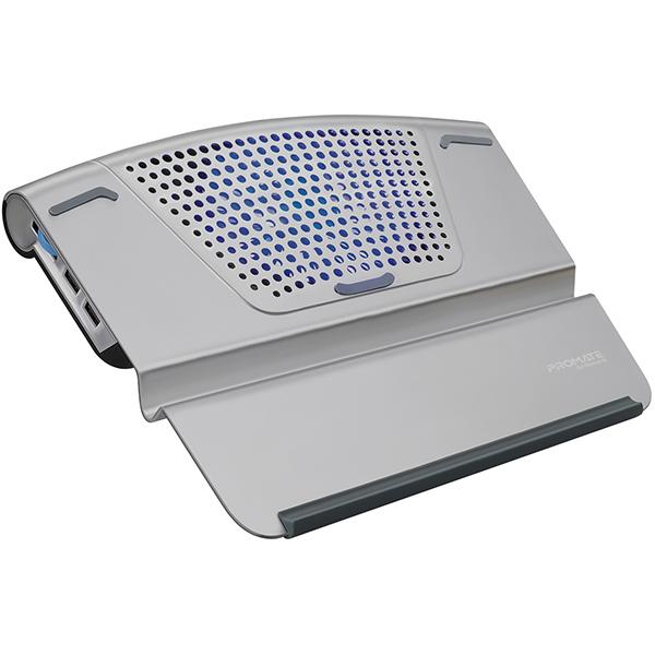 Cooler laptop PROMATE AirBase-6, 17 inch, gri