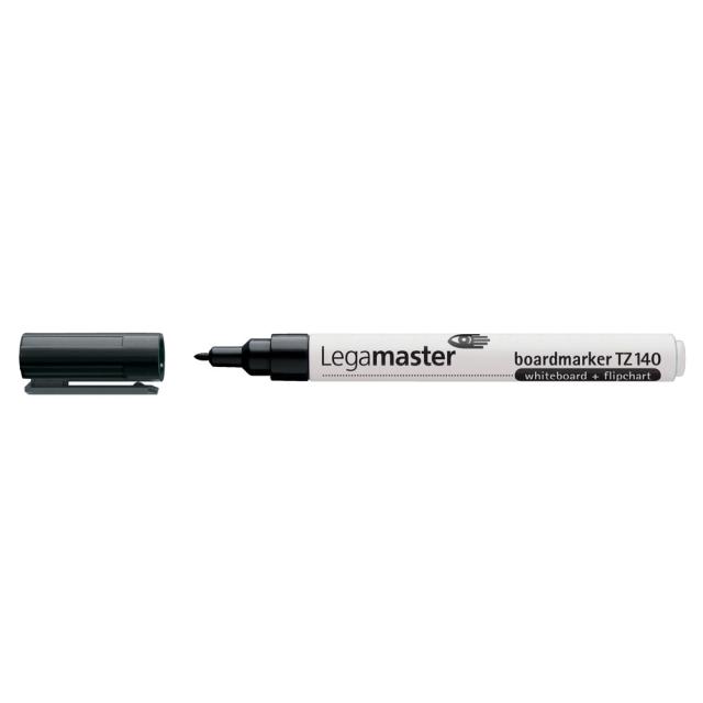 Marker pentru tabla Legamaster TZ140, varf rotund, 1 mm, 4 culori/set (negru, rosu, albastru, verde)