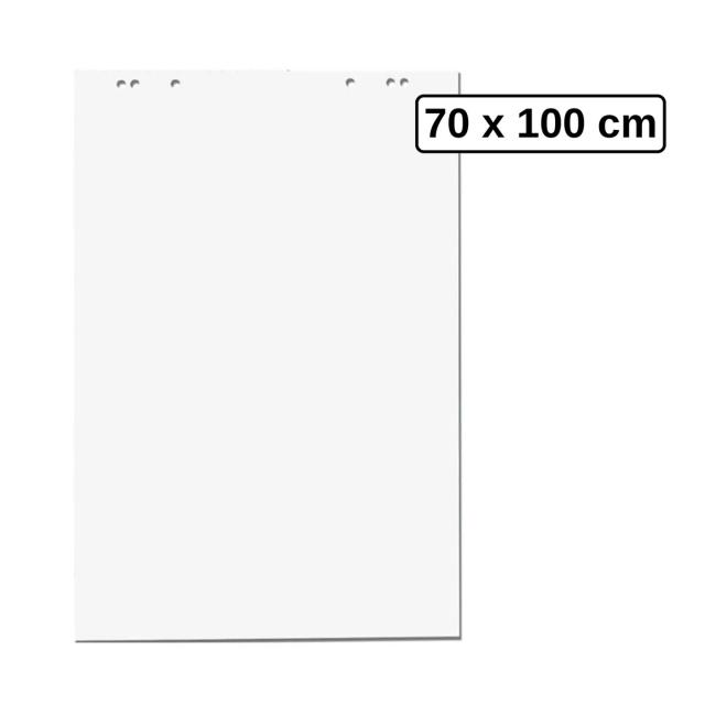 Hartie flipchart, offset, 80 g/mp, velina, 70 x 100 cm, 50 coli/rola