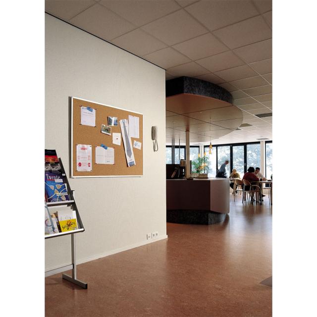 Tabla pluta Legamaster Universal, rama aluminiu, 100 x 150 cm