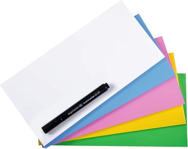Set notite colorate Legamaster, Magic-Chart, 500 file, 10x20 cm