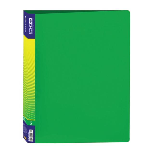 Caiet mecanic, 2 inele, 25 mm, verde, A4