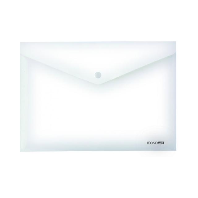 Mapa cu capsa, PP, 180 microni, transparenta, A4