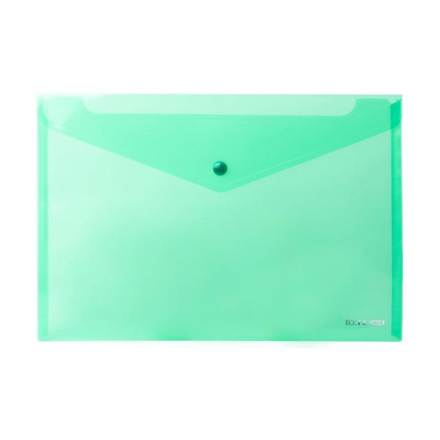 Mapa cu capsa, PP, 180 microni, verde, A4