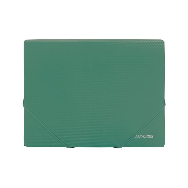 Mapa cu elastic, PP, 500 microni, verde, A4