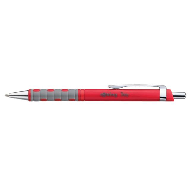 Pix cu mecanism, Rotring, Tikky III, 0.8 mm, rosu, mina albastra