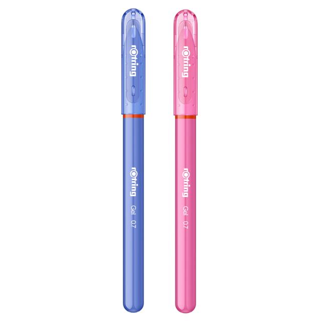 Set roller cu gel Rotring, albastru, roz