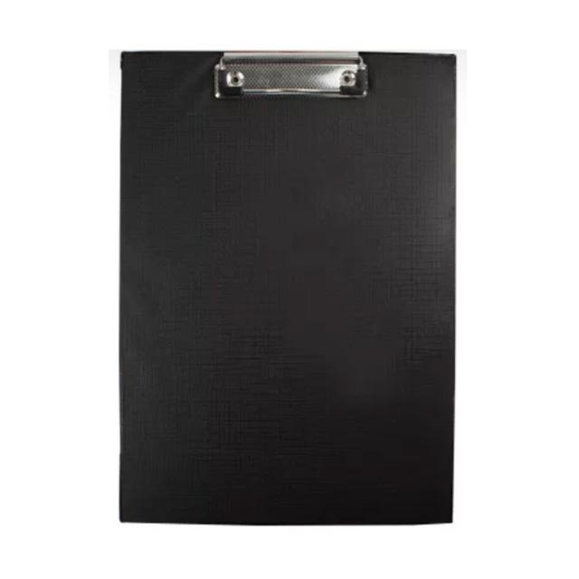 Clipboard carton plastifiat simplu A4 EVOffice, negru