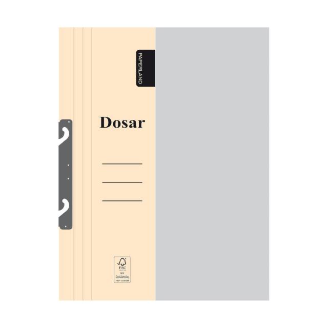 Dosar carton yvory incopciat A4 250-300 grame 1/2, 50 bucati/set