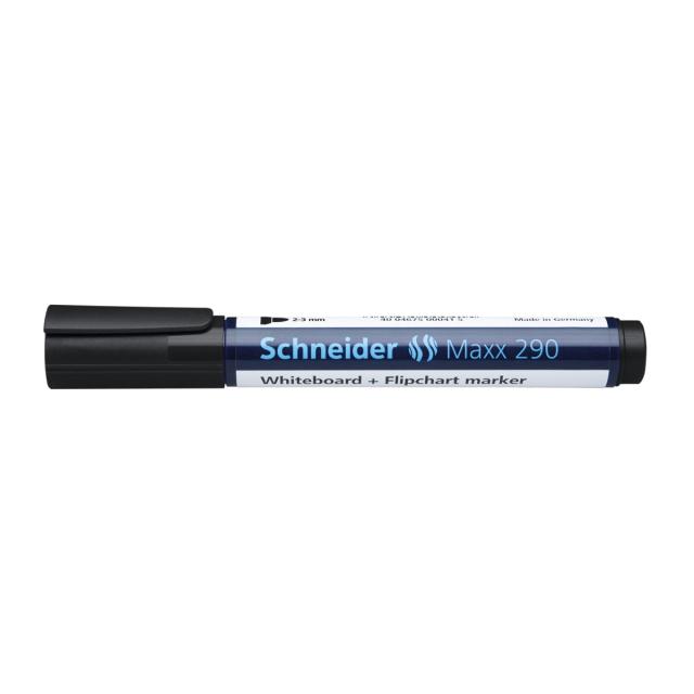 Marker pentru tabla Schneider Maxx 290, varf rotund 2-3 mm, negru