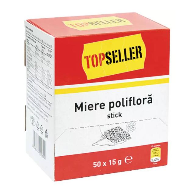 Miere poliflora 15g x 50 bucati/cutie