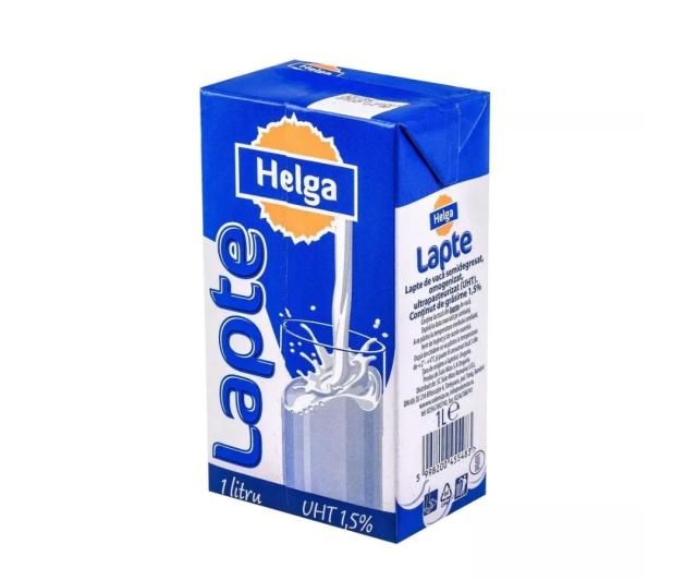 Lapte Helga UHT, 1.5% grasime, 1L