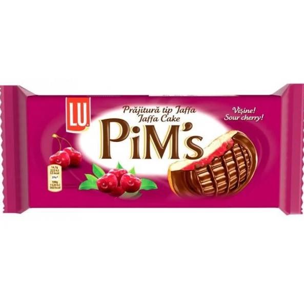 Prajitura LU tip Jaffa cu jeleu de visine, 147g