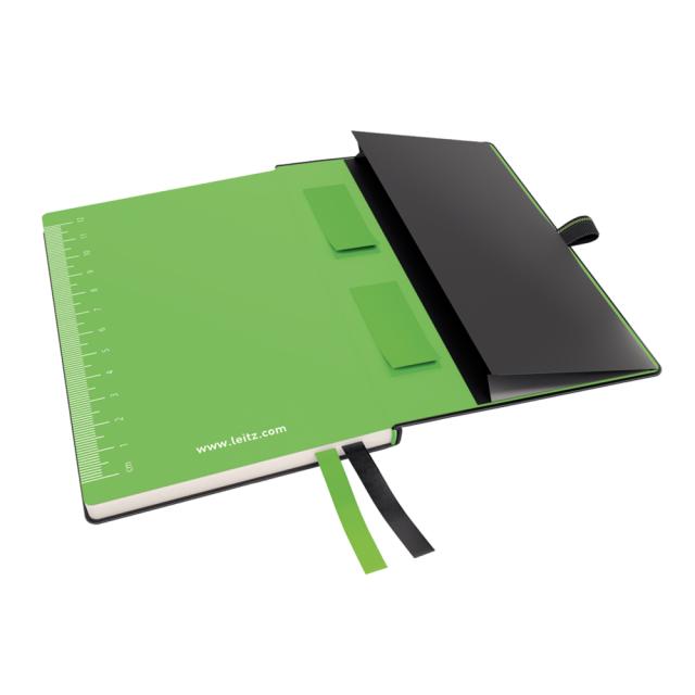 Caiet de birou Leitz Complete, A6, dictando, negru