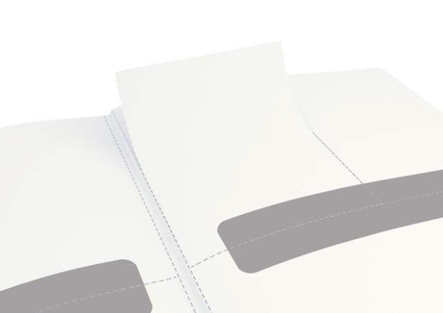 Caiet de birou Leitz Complete, format iPad, matematica, negru