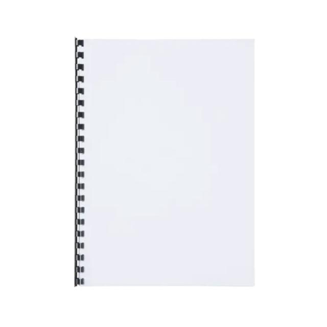 Spira legare documente GBC, plastic, A4, 21 inele, 10 mm, 65 coli, 100 bucati/set, negru