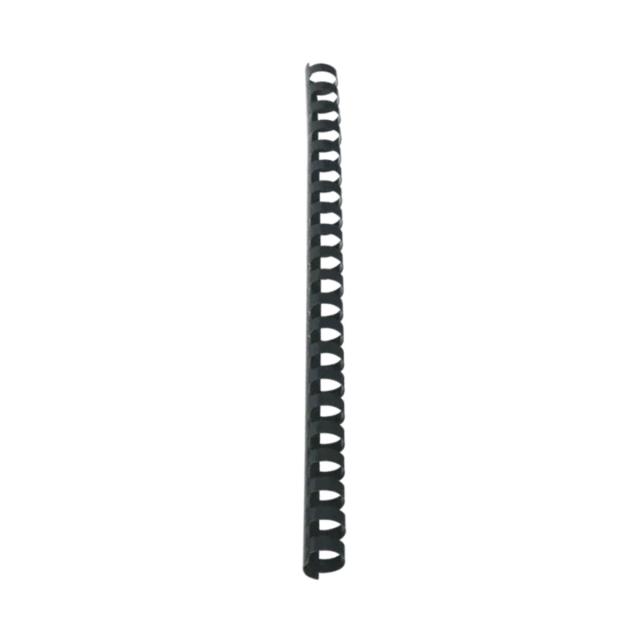 Spira legare documente GBC, plastic, A4, 21 inele, 16 mm, 145 coli, 100 bucati/set, negru