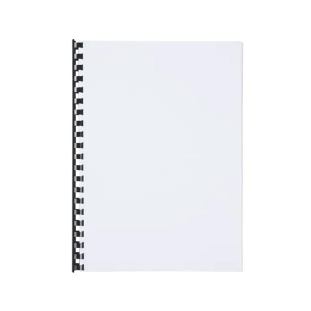 Spira legare documente GBC, plastic, A4, 21 inele, 16 mm, 145 coli, 100 bucati/set, negru