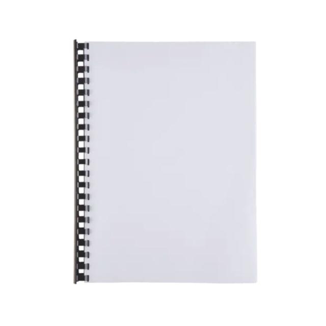 Spira legare documente GBC, plastic, A4, 21 inele, 19 mm, 165 coli, 100 bucati/set, negru
