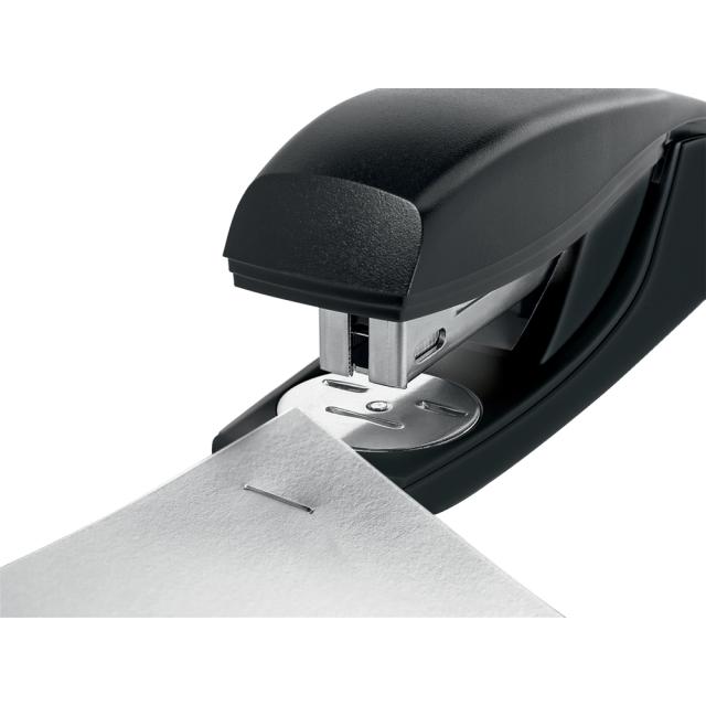 Capsator plastic Leitz Recycle NeXXt Series, 25 coli, 200 capse P3 incluse, partial reciclat, negru