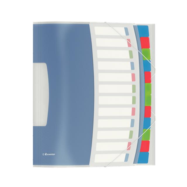 Mapa cu 12 separatoare, design VIVIDA, diverse culori