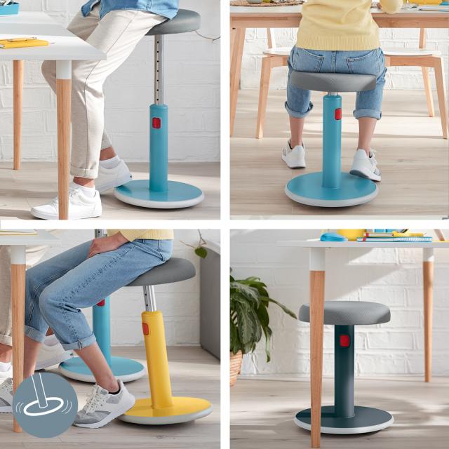 Scaun ergonomic Leitz Ergo Cosy, gri antracit