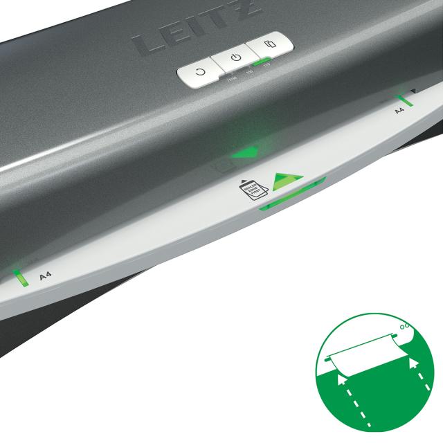 Laminator Leitz iLAM Office, A4, kit folii laminare inclus, alb
