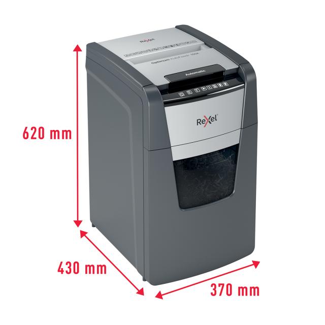 Distrugator documente automat, REXEL Optimum AutoFeed Plus, 150 coli