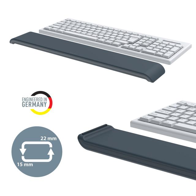 Suport ergonomic Leitz Ergo, pentru tastatura, gri-carbune