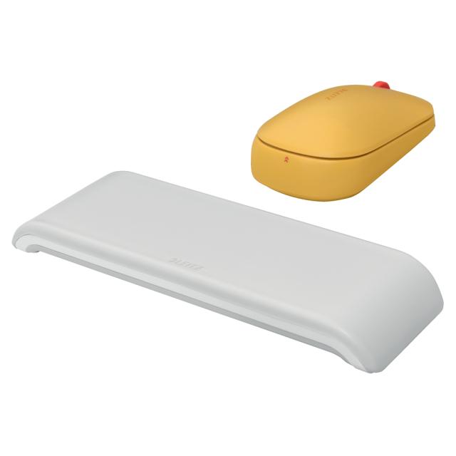 Mouse Leitz Cosy, conexiune duala, dimensiune medie, galben chihlimbar