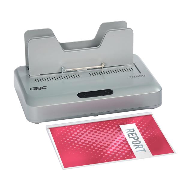Masina de indosariat profesionala GBC ThermaBind TB500, termica, A4, 500 coli, gri