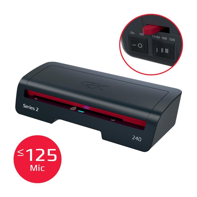 Laminator GBC 240 Home Office, A4, kit folii laminare inclus, negru