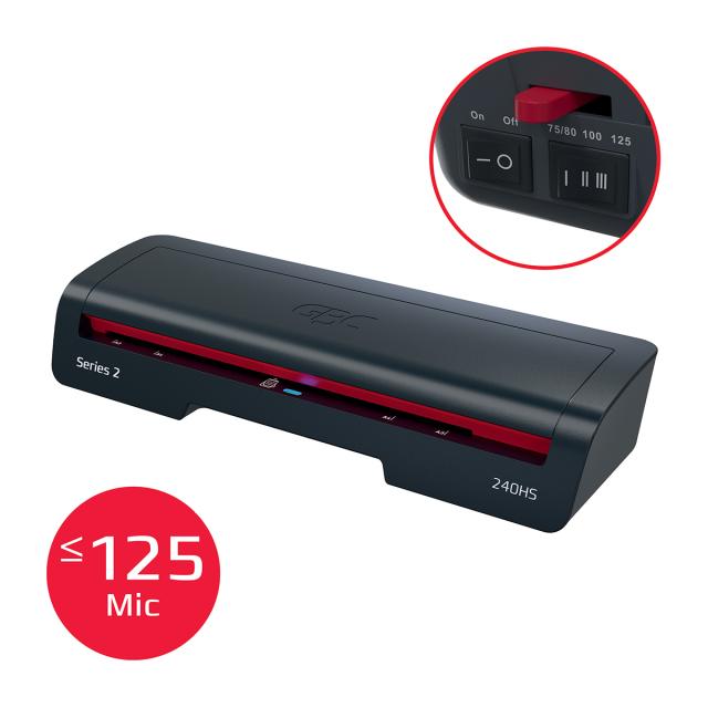 Laminator GBC 240HS Home Office, A3, kit folii laminare inclus, negru