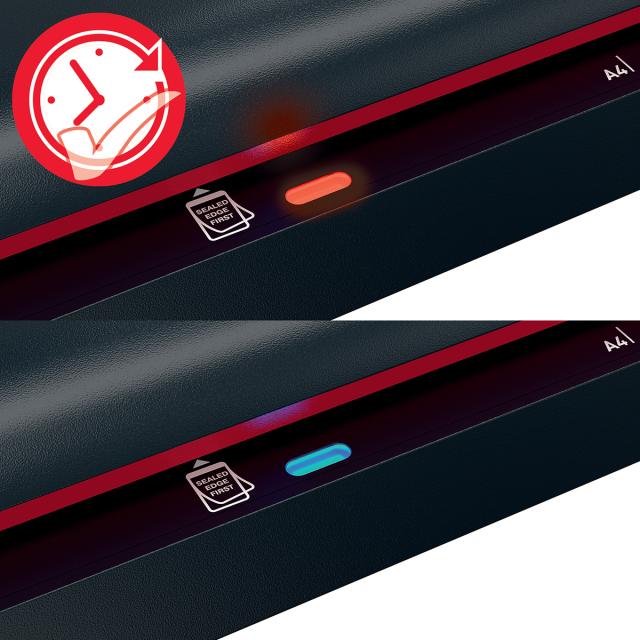 Laminator GBC 240HS Home Office, A3, kit folii laminare inclus, negru