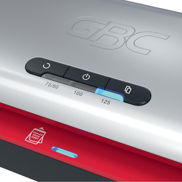 Laminator GBC 250 Office, A4, kit folii laminare inclus, negru-argintiu