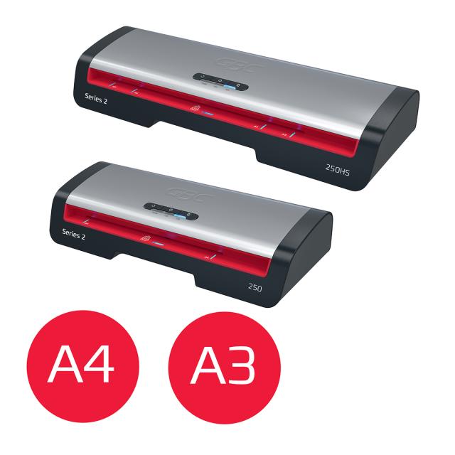 Laminator GBC 250 Office, A4, kit folii laminare inclus, negru-argintiu
