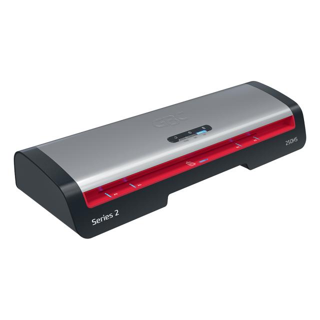 Laminator GBC 250HS Office, A3. kit folii laminare inclus, negru-argintiu