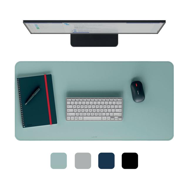 Mapa de birou Leitz, 80x40 cm, material textil, verde menta