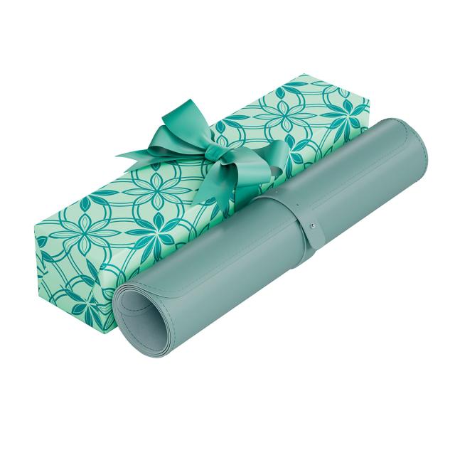 Mapa de birou Leitz, 80x40 cm, material textil, verde menta