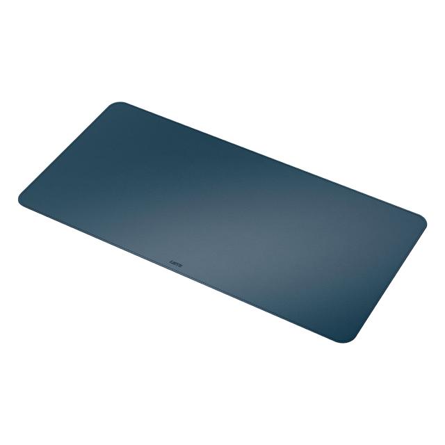 Mapa de birou Leitz, 80x40 cm, material textil, albastru-inchis