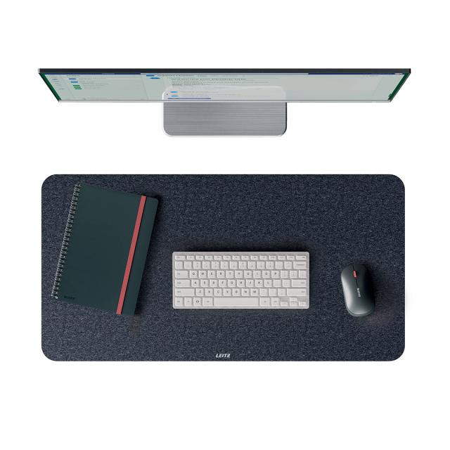 Mousepad Leitz, 70x36 cm material textil gri