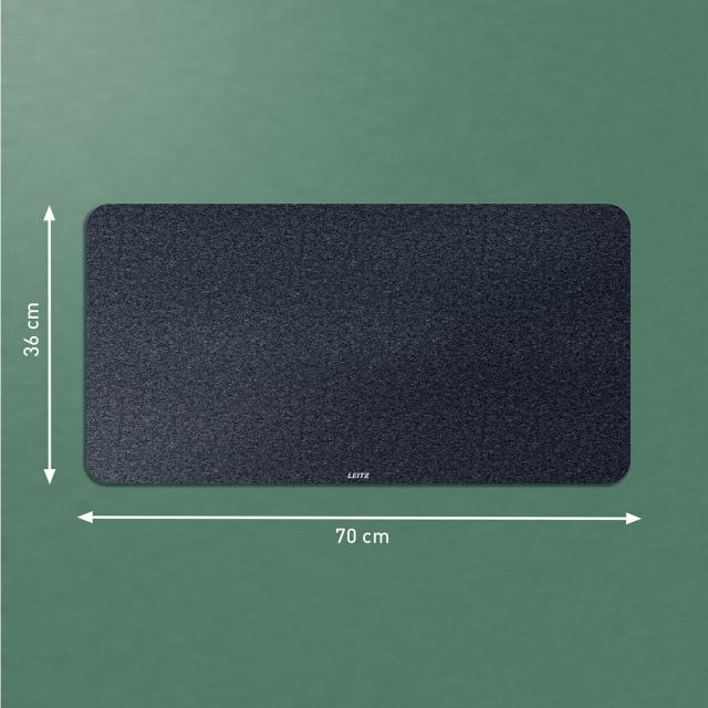 Mousepad Leitz, 70x36 cm material textil gri