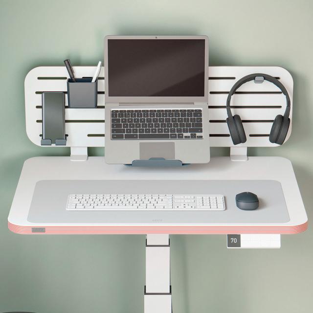 Mapa de birou Leitz, 70x36 cm, piele ecologica, material reciclat, gri-pastel