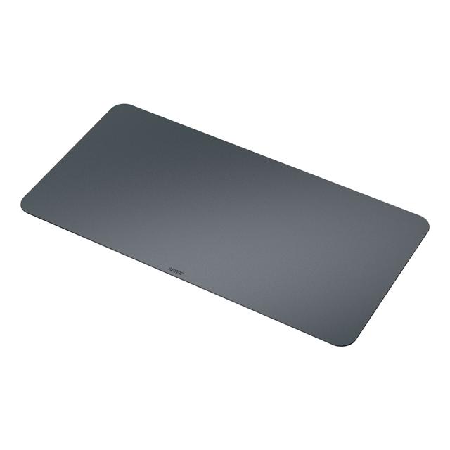 Mapa de birou Leitz, 70x36 cm, piele ecologica, material reciclat, gri-garbune