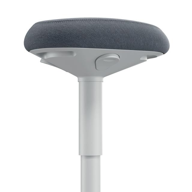 Scaun ergonomic Leitz Ergo, pozitie sezut/ in picioare, inaltime reglabila, gri-pastel